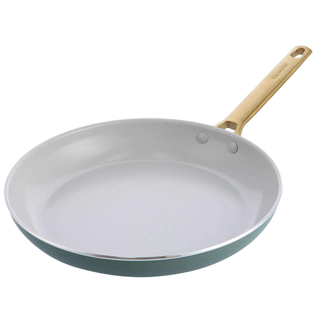 GreenPan Ceramic Non-Stick Frypan 2 Piece Set 24cm And 30cm Smokey Sky Blue