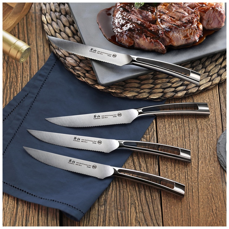 Cangshan N1 Series German Steel 4Piece Steak Knife Set Costco