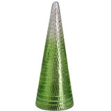 LED Glass Trees Green