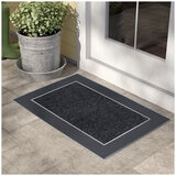 Modern Homes Rain Design Floor Mat 60X90cm Grey