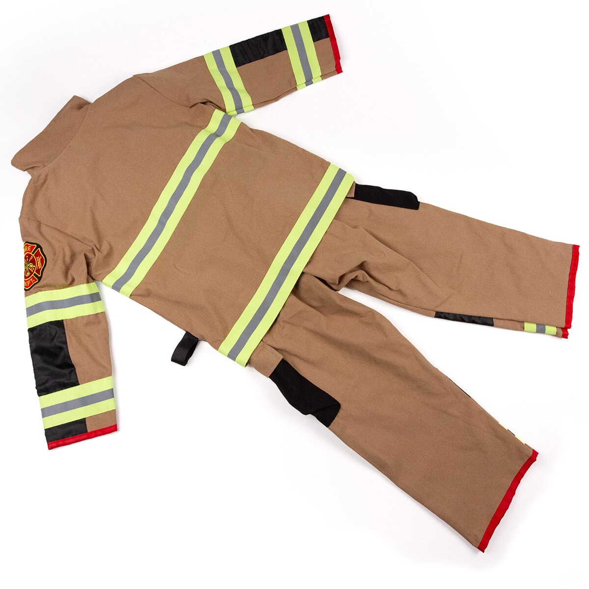 Teetot Adventure Factory Costume Tan Firefighter