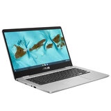 ASUS 14 Inch Chromebook Intel Celeron N4020 64GB Silver C424MA-EB0178