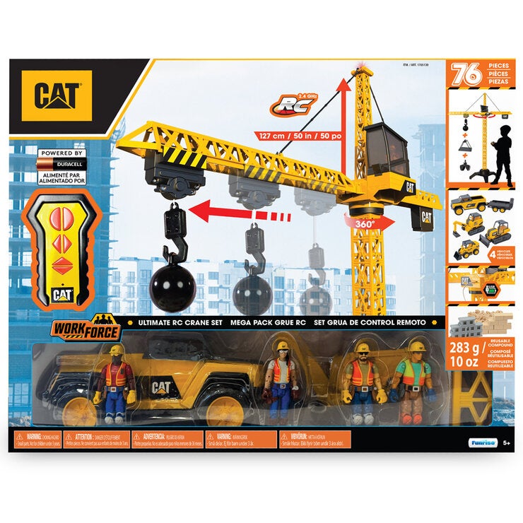 CAT Workforce Power Crane Remote Control Playset CAT Workforce Power Crane Remote Control Playset