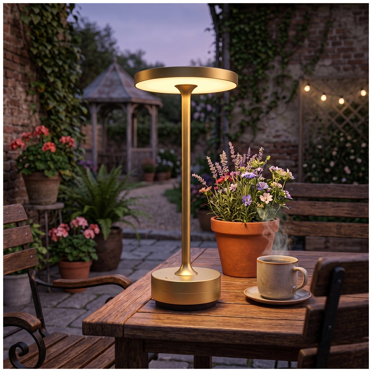 Dawnrise Cordless Indoor and Outdoor Table Lamp Dawnrise Cordless Indoor and Outdoor Table Lamp