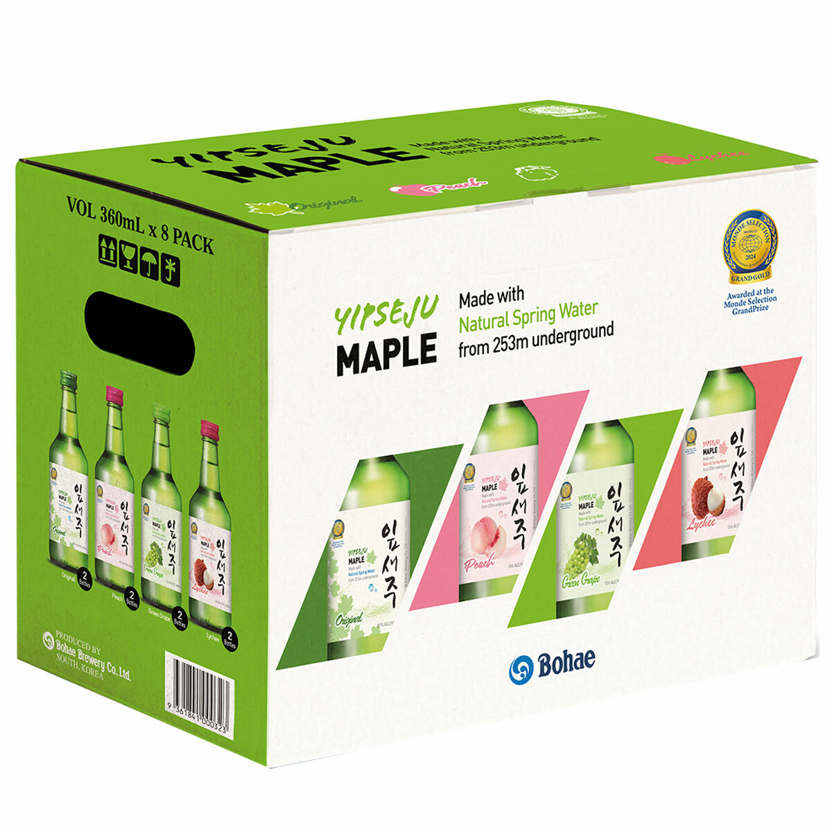 Yipseju Soju 8 x 360ml Yipseju Soju 8 x 360ml