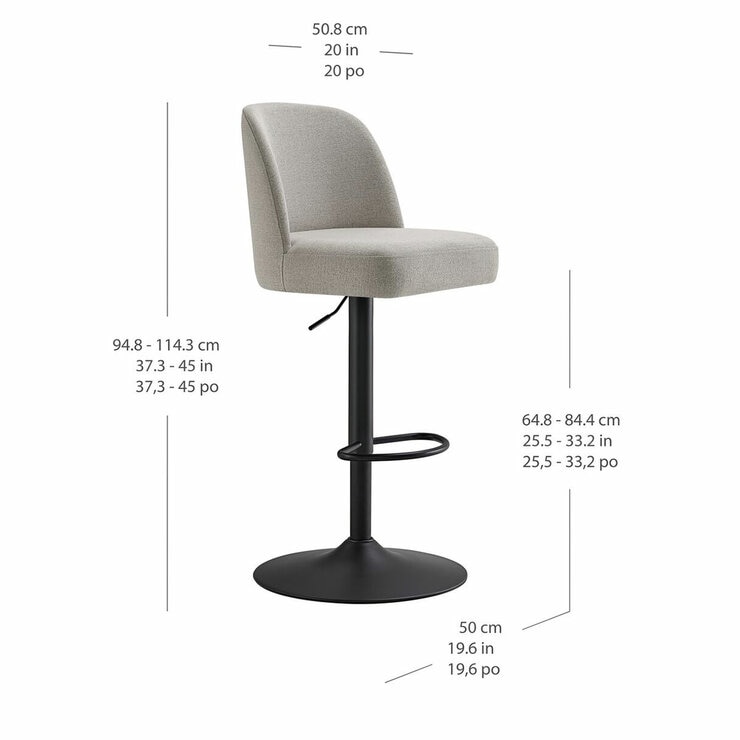 Gas-lift Barstool