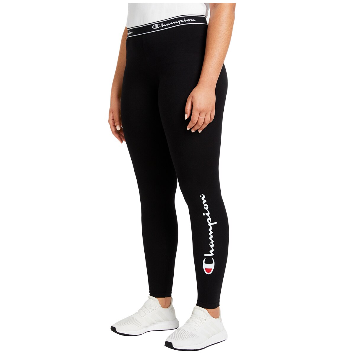Champion Women's Script Tights Black 