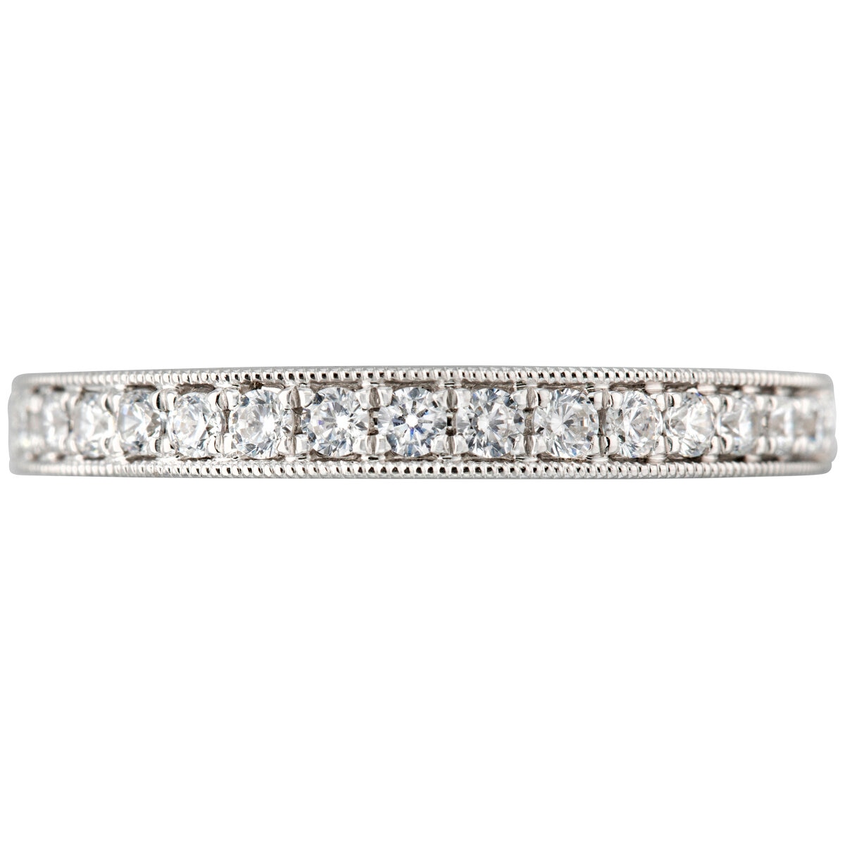 Platinum 0.25CTW Round Diamond Anniversary Band