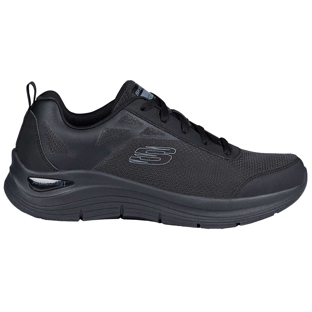 Skechers Mens Arch Comfort Shoe Black