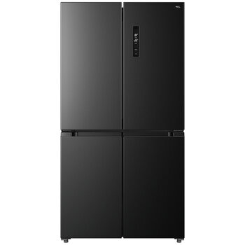 TCL 596L Quad Door Fridge Matte Black TRF590QB