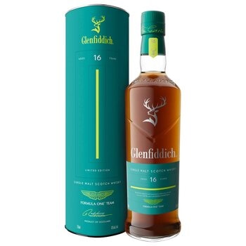 Glenfiddich 16 Year Old Single Malt Scotch Whisky Aston Martin F1 Edition 700ml
