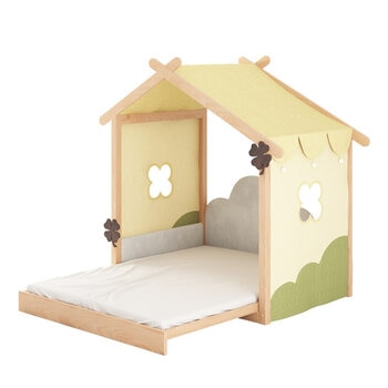 Aesthetik Kids Cloud Castle Bed