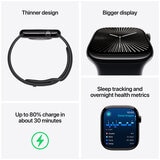 Apple Watch Series 10 GPS 46mm Rose Gold Aluminium Case with Light Blush Sport Band S/M