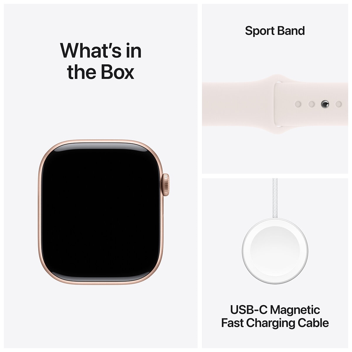 Apple Watch Series 10 GPS 46mm Rose Gold Aluminium Case w