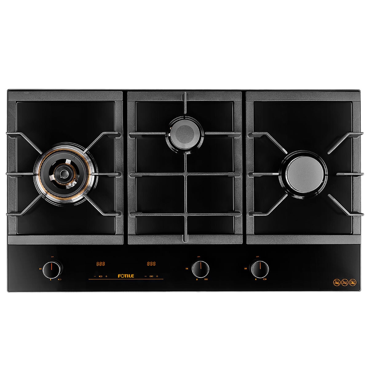 Fotile 3 Burner Glass Cooktop GLG90305