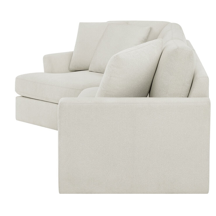 Thomasville 2 Piece Fabric Sofa With Wedge Seat And Storage