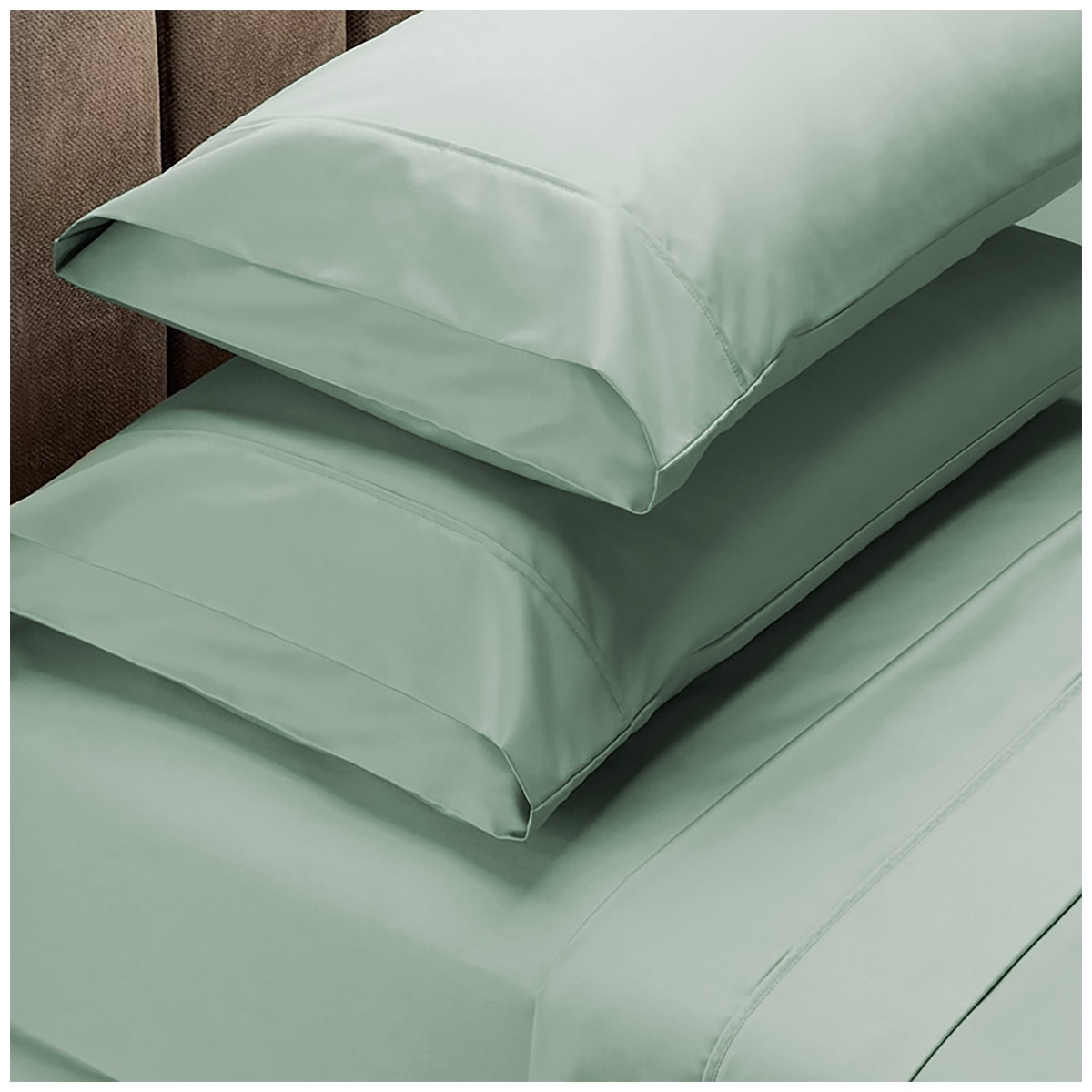 Cotton Blend Sheet Set - Queen - Mist Green