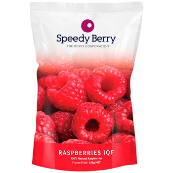 Speedy Berry Raspberries IQF 1.5kg