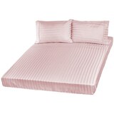 Bdirect Royal Comfort 1200 Thread Count Damask Stripe Cotton Blend Sheet Set - King - Blush