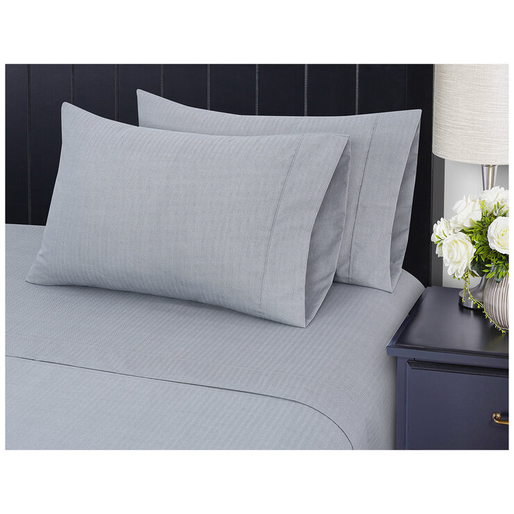 South Point Home Fashions Poly Flannel Sheet Set 6 Piece Queen