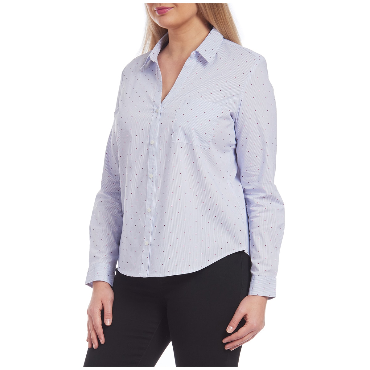 JACHS Girlfriend Cotton Shirt - Pink