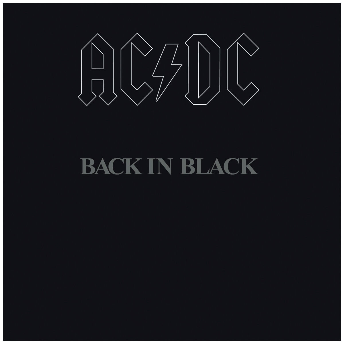 ACDC Back In Black Vinyl Album