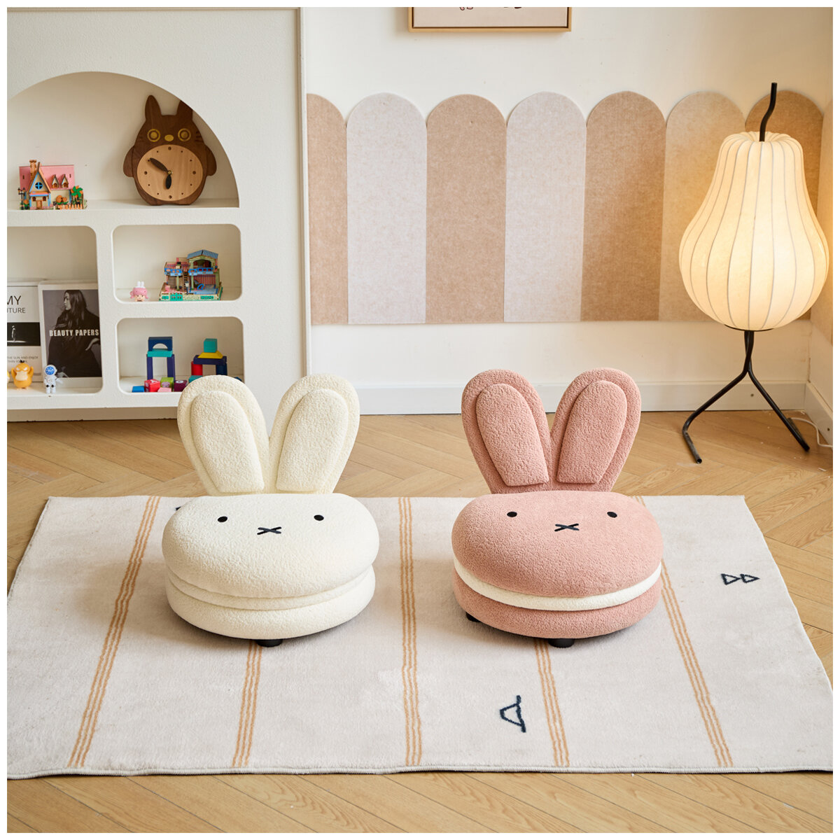 Aesthetik Kids Pink Miffy Macaron Chair