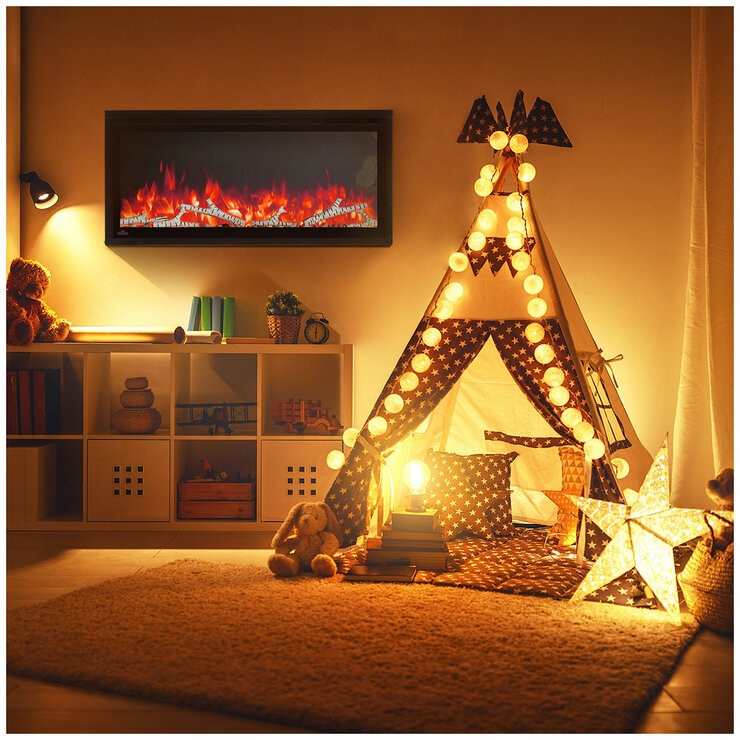 Napoleon Entice 182.8cm Wall Hanging Electric Fireplace