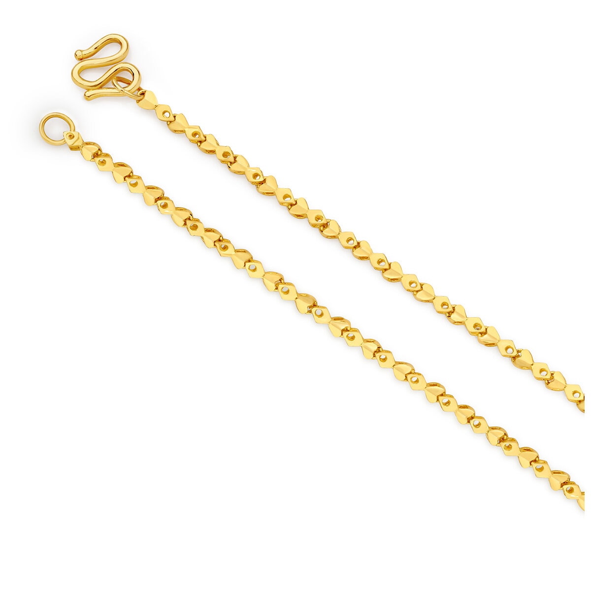 ABC Bullion 24KT Yellow Gold Paper Clip Chain