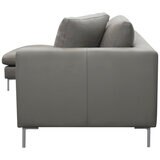 Moran Pico 3.5 Seater Sofa With Left Chaise Dove Silver