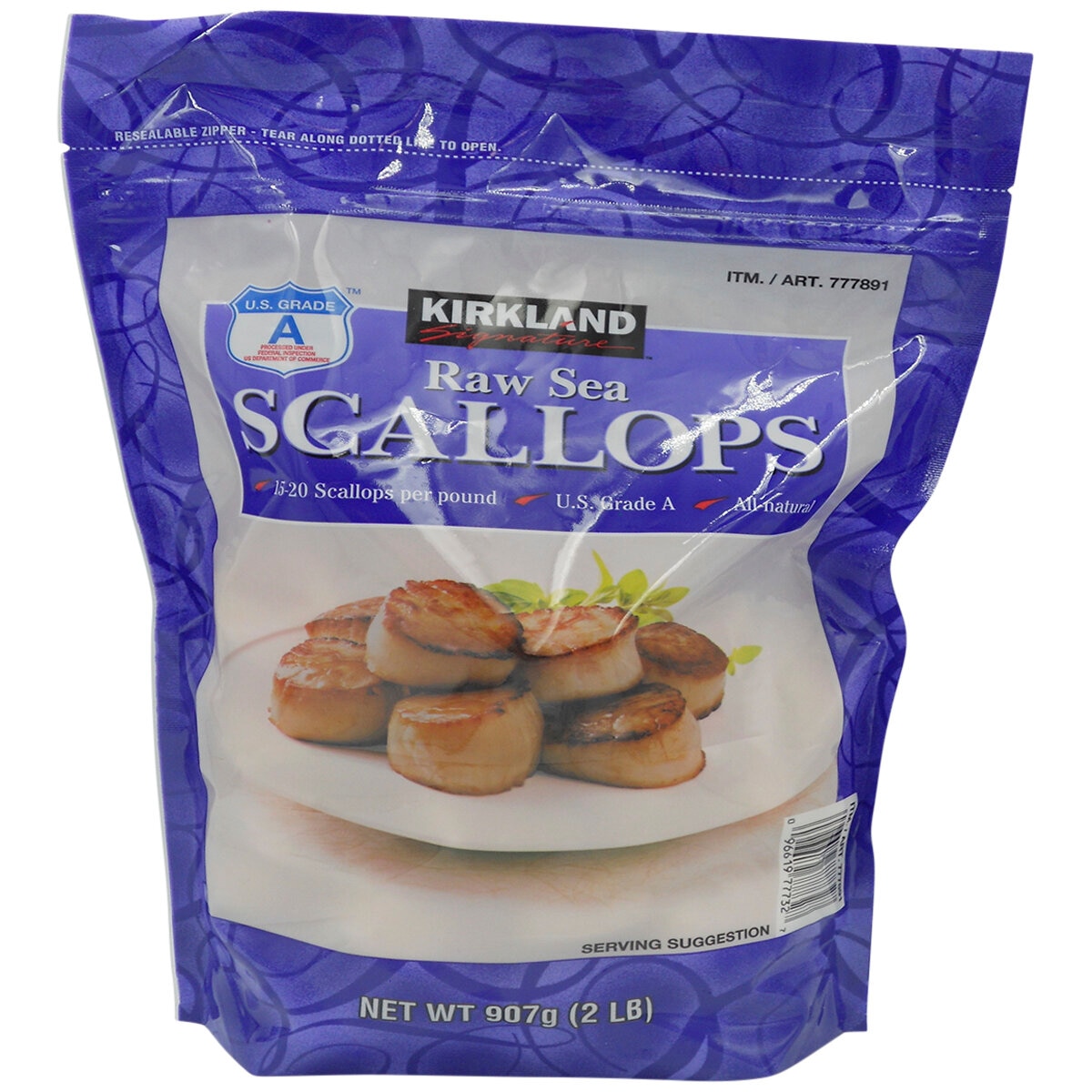 Kirkland Signature Raw Sea Scallops 907g Costco Australia