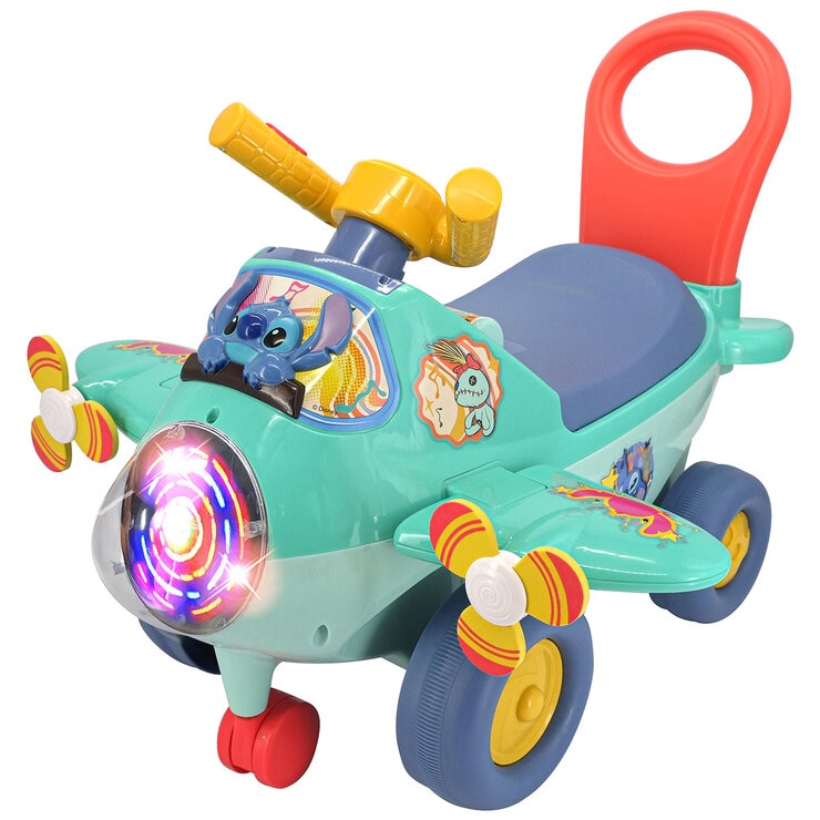 Disney Lights and Sounds Spinning Lights Plane Ride On Stitch