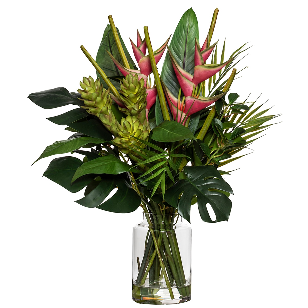 Rogue Tropical Heliconia Mix Pail Vase Costco Australia
