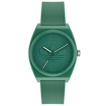 Adidas Originals Project Two Green Resin Strap Analogue Watch AOST22032