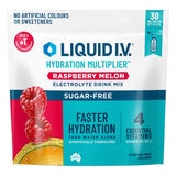Liquid I.V. Hydration Multiplier Sugar Free Raspberry Melon Electrolyte Drink Mix 30 Sachets