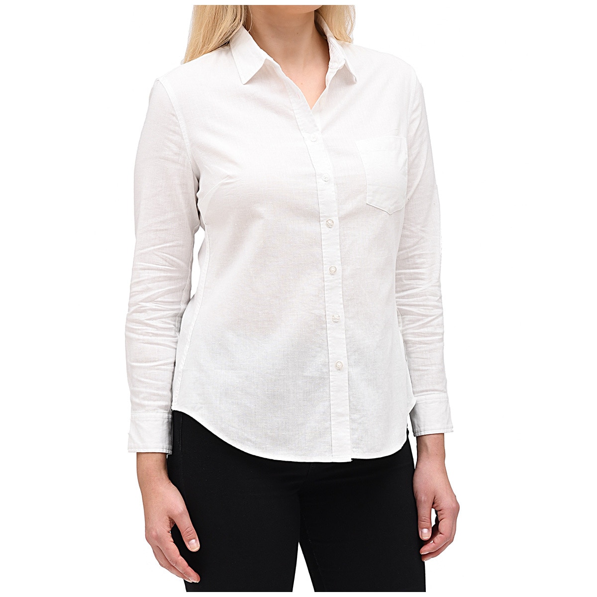 Jachs Women's Linen Shirt - White