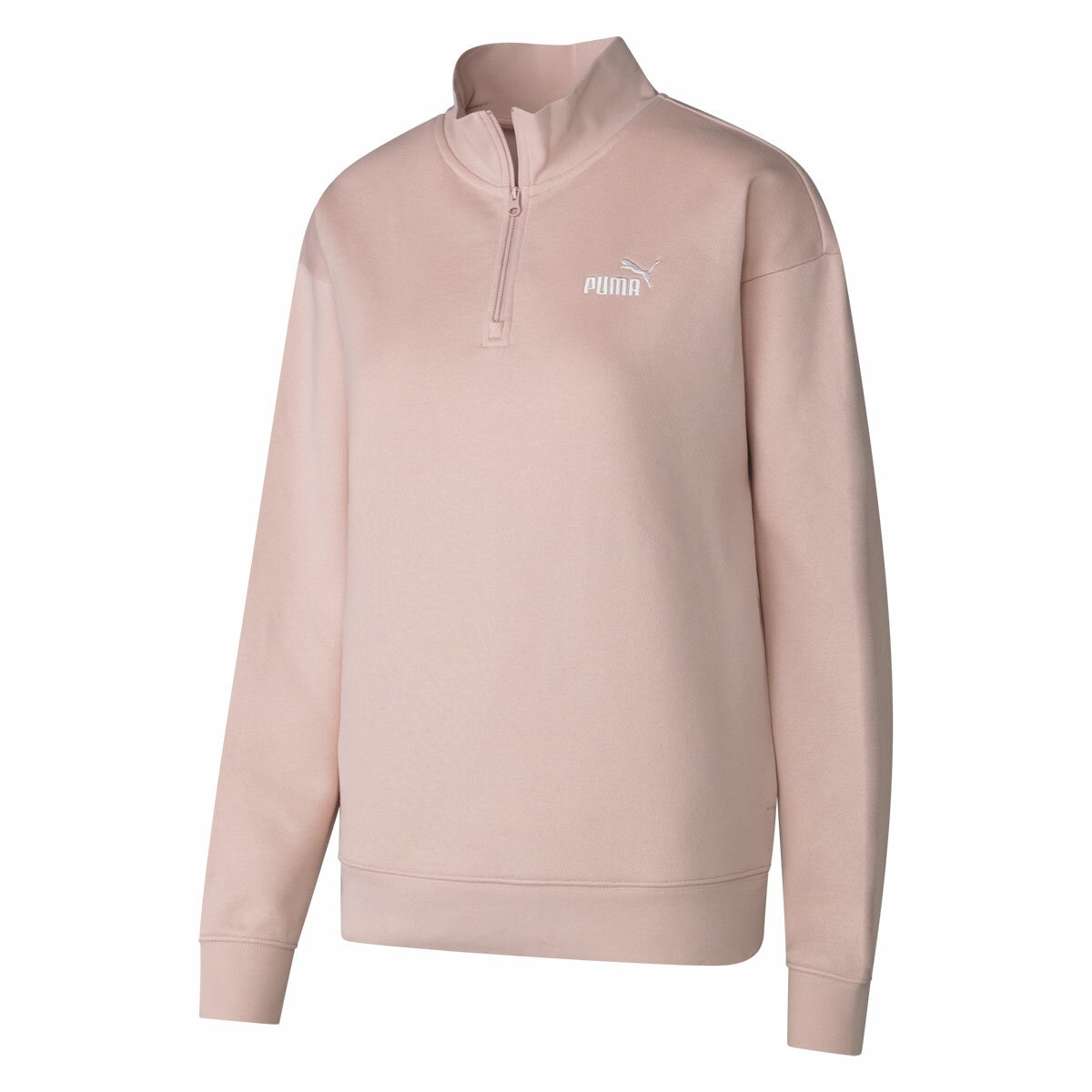 PUMA Women's ESS NO.1 Logo Half-Zip Top