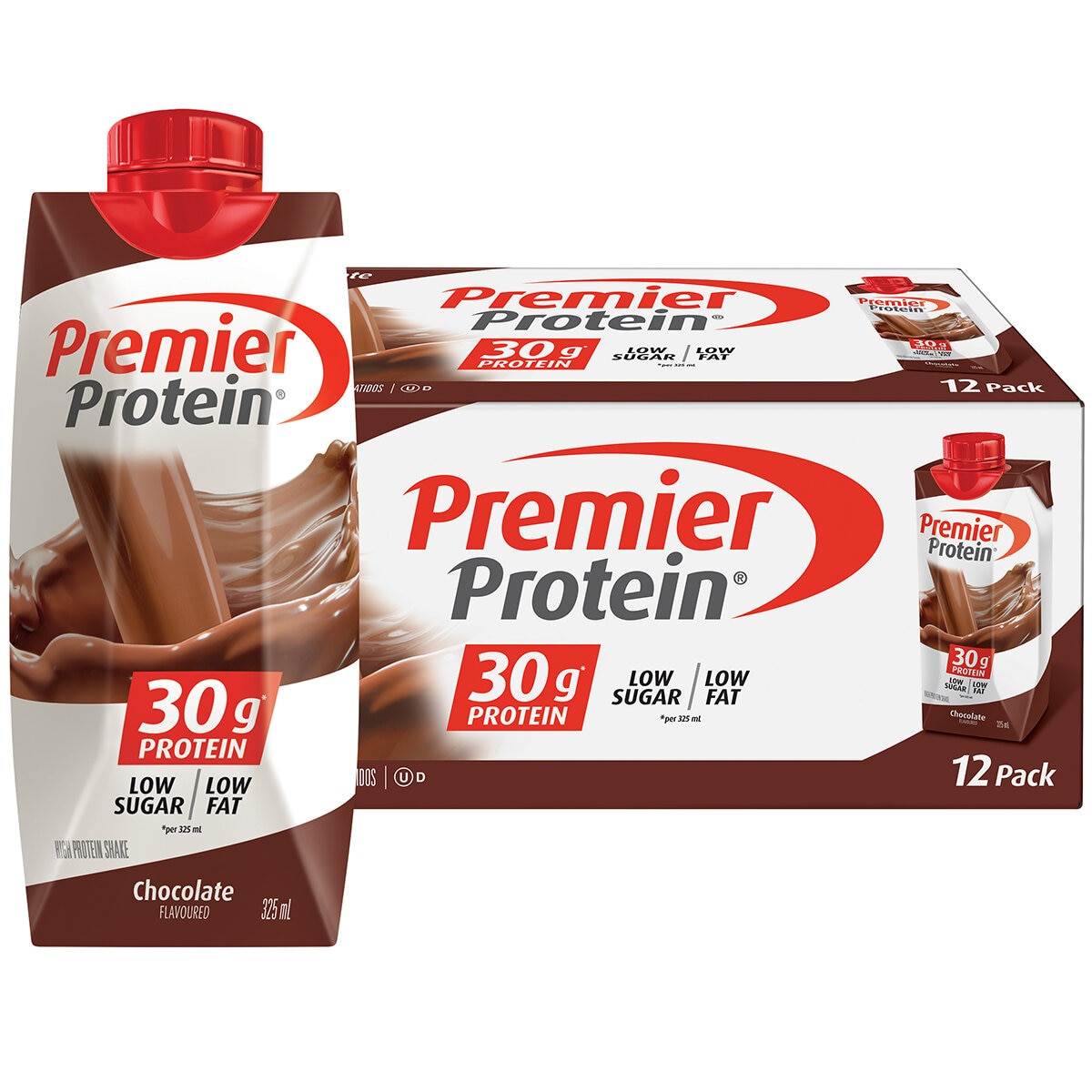 Premier Protein Chocolate Protein Shakes 24 x 325ml