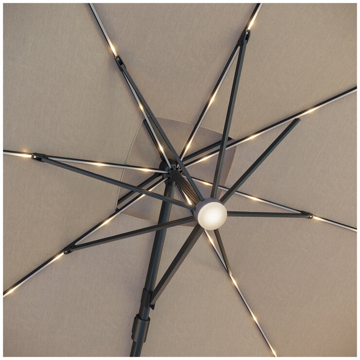 Atleisure Solar LED Cantilever Umbrella