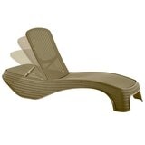 Keter Atlantic Sun Lounger Beige 2 Piece Set