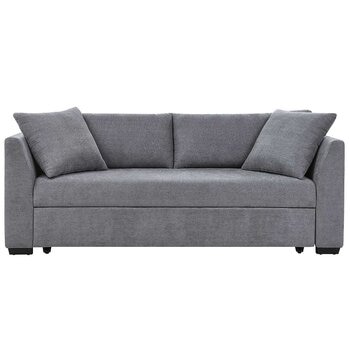 Thomasville Queen Sleeper Convertible Sofa Grey