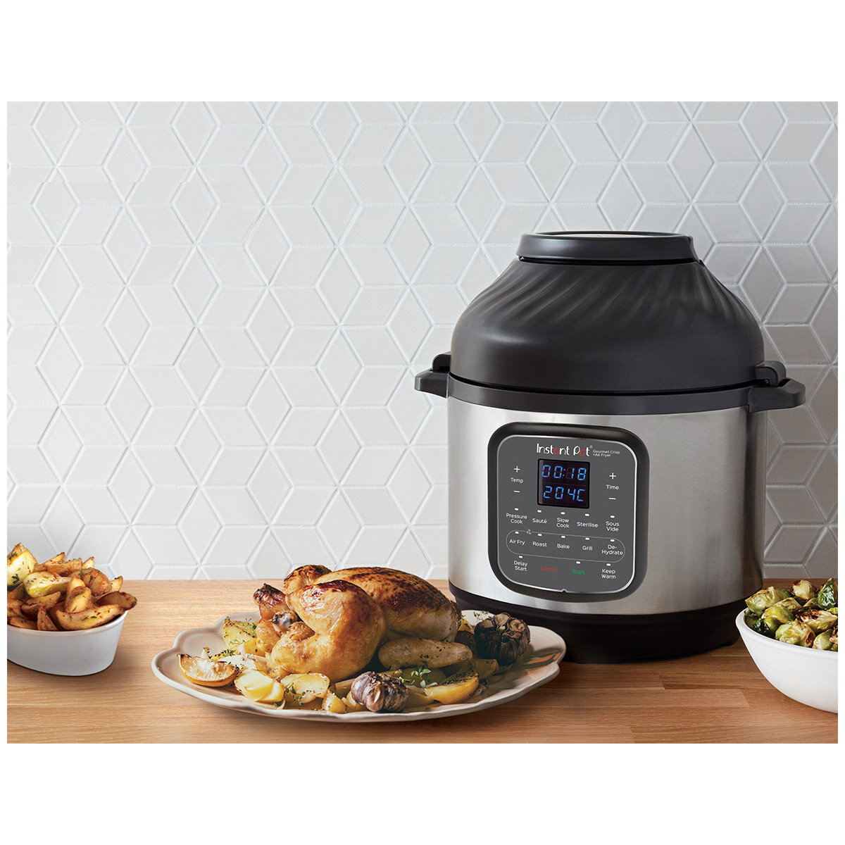 Instant Pot Gourmet Crisp 8L Airfryer and Pressure Cooker