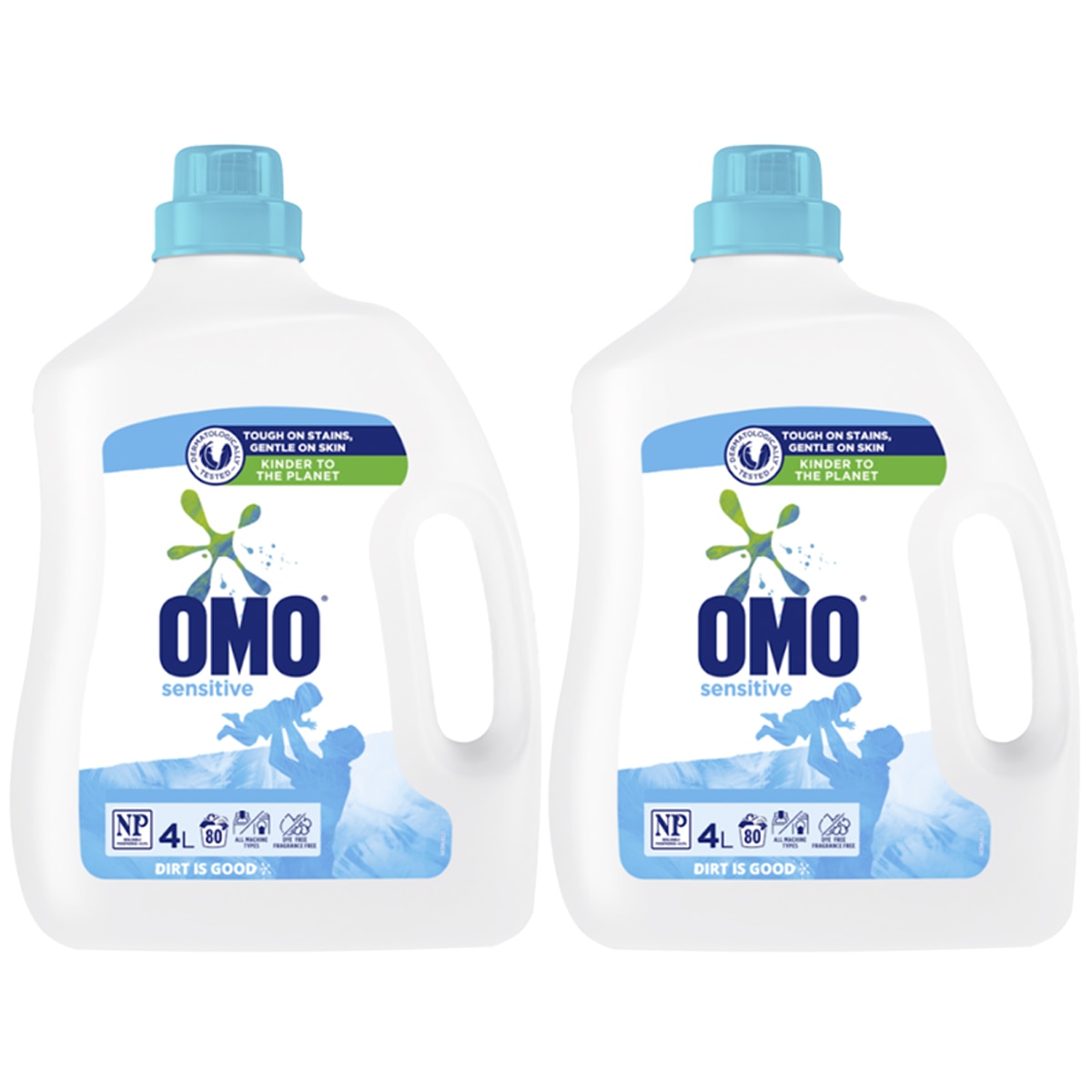 Omo Sensitive Liquid Detergent 2 x 4L Costco Australia