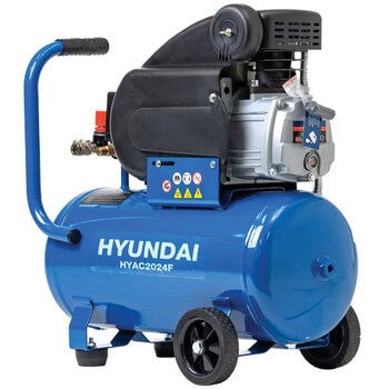 Hyundai Electric Piston 2HP Air Compressor With 24 Litre Tank 7.07 CFM