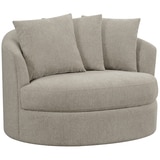 Thomasville Fabric Swivel Chair