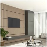 Artika Sonolok Sound-Absorbing Slatted Wall Panel Kit - Oak & Black