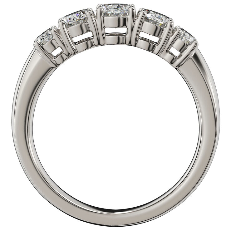 14KT White Gold 1.45ctw Oval Diamond Ring