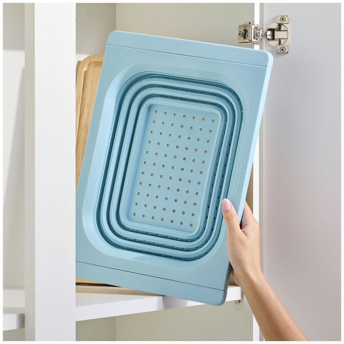 KitchenAid Expandable And Collapsible Colander 3.8L Blue