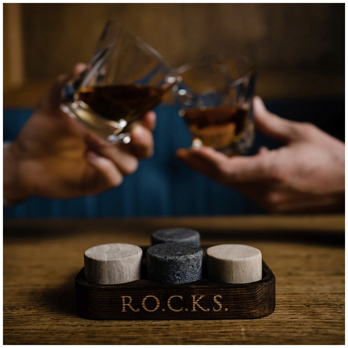 Wine Stash Whisky Stones Gift Set