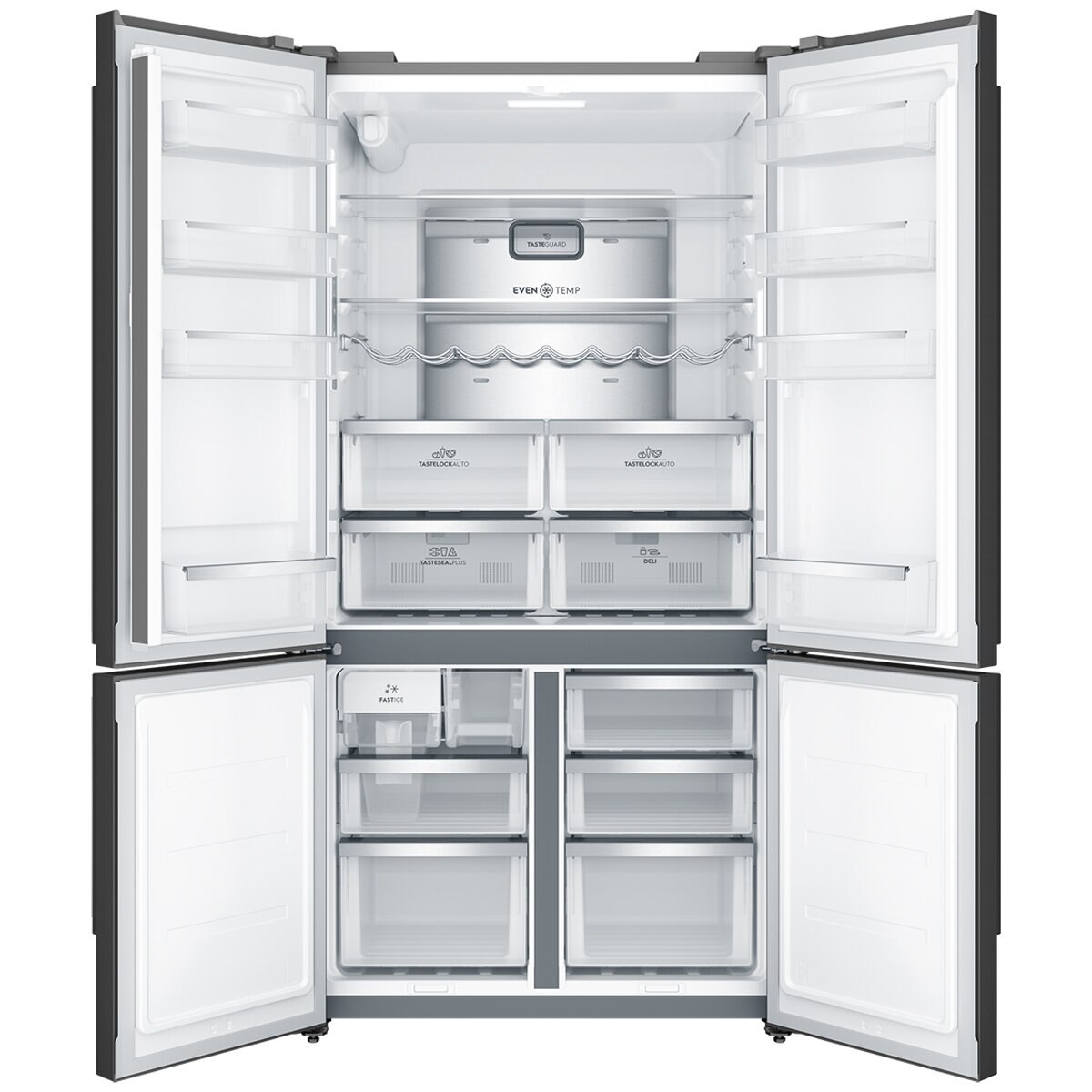 Electrolux 562L French Quad Door Fridge Matte Black EQE5657BA Electrolux 562L French Quad Door Fridge Matte Black EQE5657BA